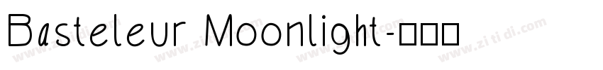 Basteleur Moonlight字体转换